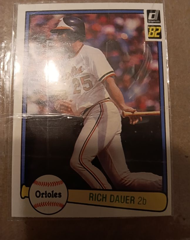 1982 Donruss #182 Rich Dauer — front