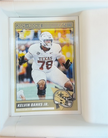 2025 Panini Score #23 Kelvin Banks Jr. — front
