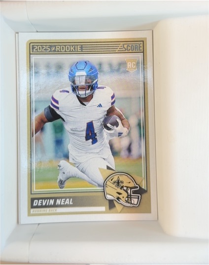 2025 Panini Score #40 Devin Neal — front