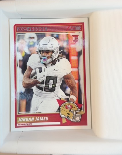 2025 Panini Score #47 Jordan James — front