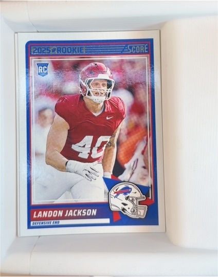 2025 Panini Score #87 Landon Jackson — front