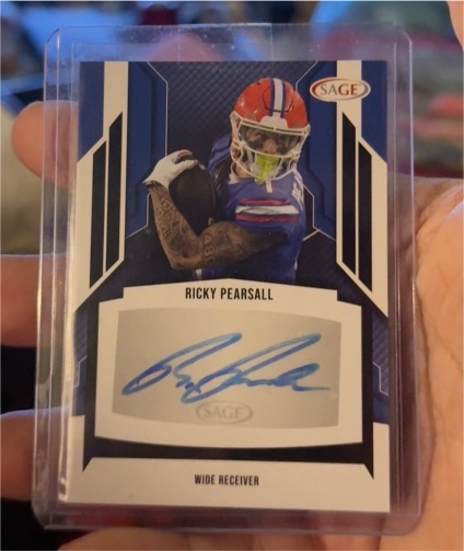 2024 Sage #A-RP Ricky Pearsall Rookie Autograph — front