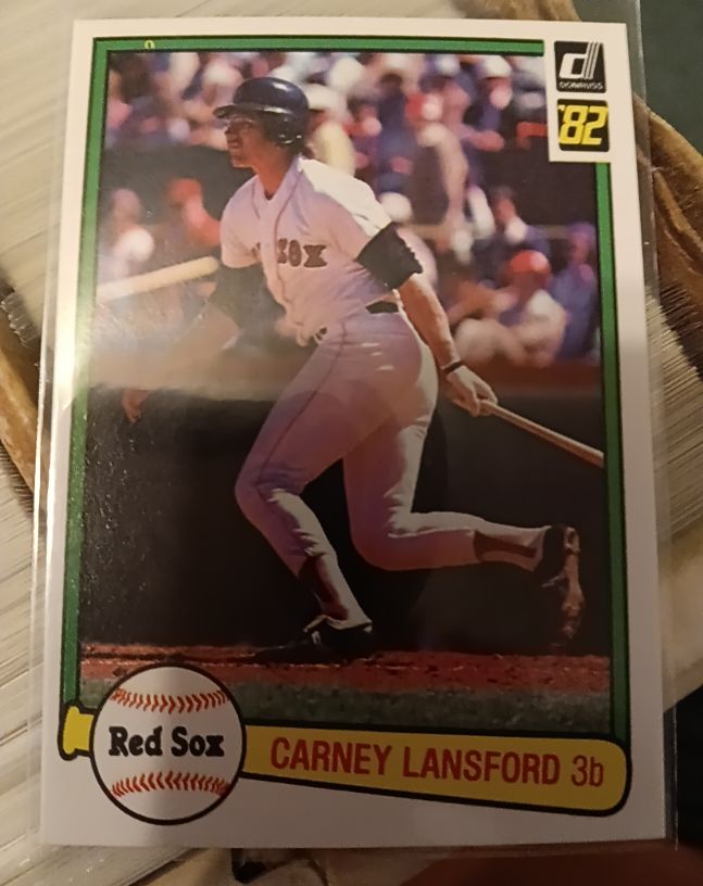 1982 Donruss #82 Carney Lansford — front