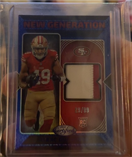 2024 Panini Certified New Generation Patch #NGS-IGO San Francisco 49ers Rookie — front