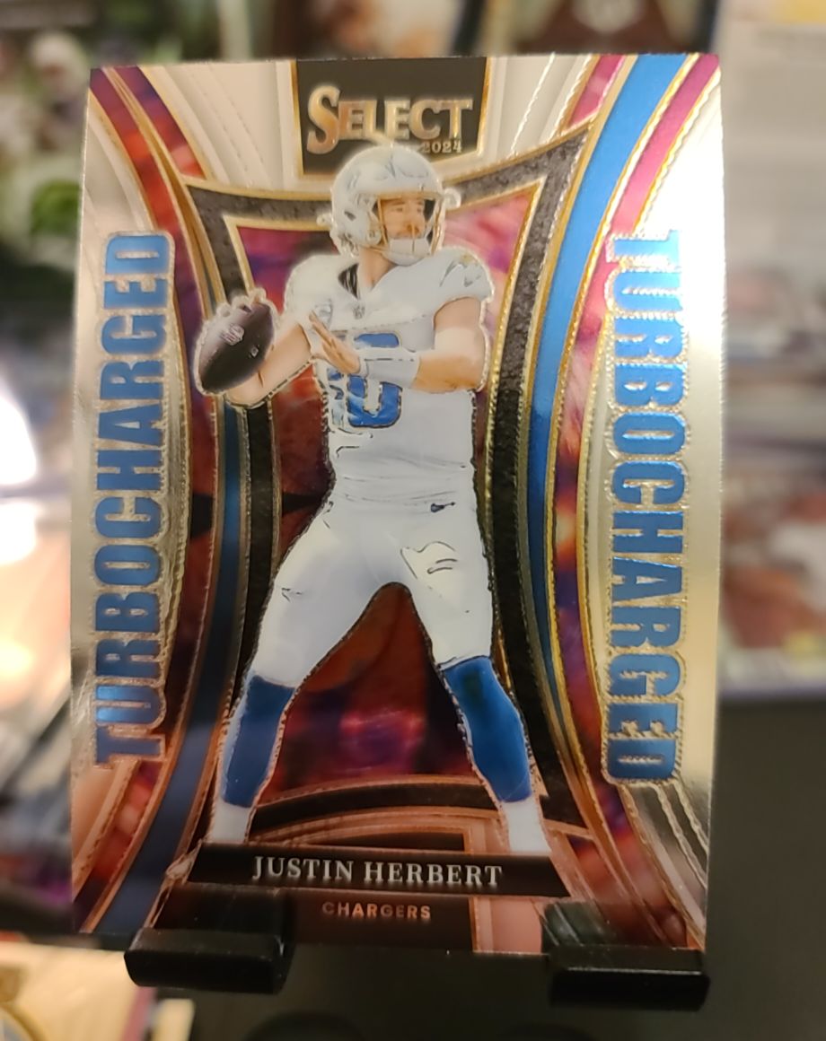 2024 Panini Select #9 Turbocharged Justin Herbert — front