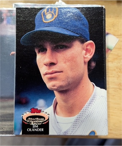 1992 Topps Stadium Club #274 Jim Olander — front