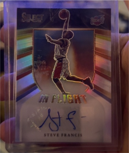 2020-21 Panini Select In Flight #IF-SFS Steve Francis — front