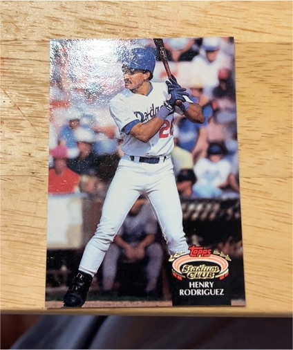 1992 Topps Stadium Club #268 Henry Rodriguez — front
