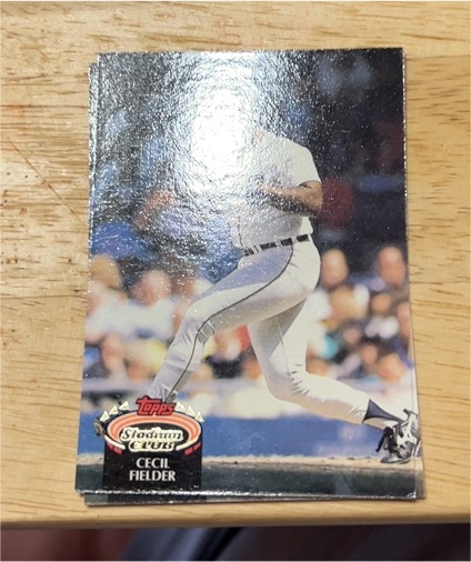 1992 Topps Stadium Club #250 Cecil Fielder — front