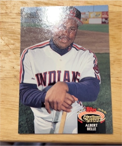 1992 Topps Stadium Club #220 Albert Belle — front