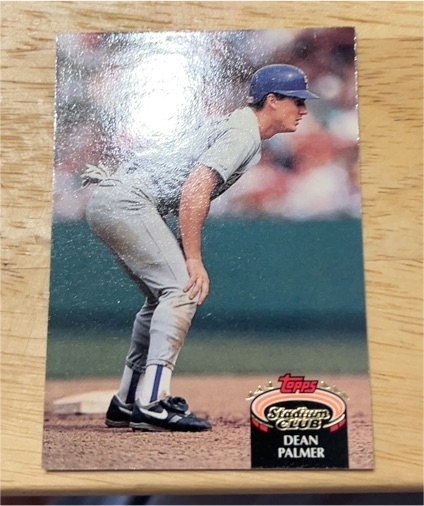 1992 Topps Stadium Club #409 Dean Palmer — front