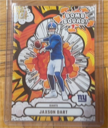 2025 Donruss Bomb Squad #BS-JDT Jaxson Dart — front