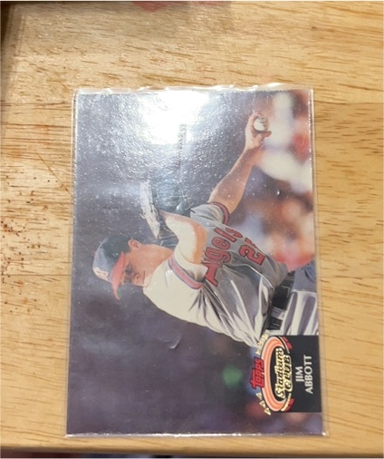 1992 Topps Stadium Club #210 Jim Abbott — front