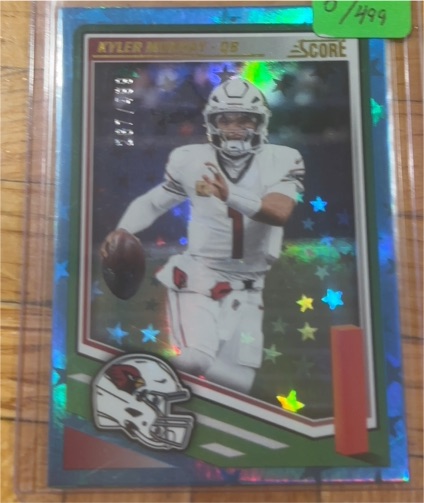 2025 Panini Score Kyler Murray Stars Foil #/499 — front