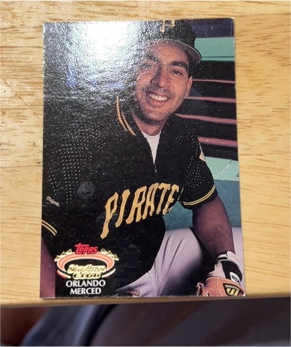 1992 Topps Stadium Club #255 Orlando Merced — front