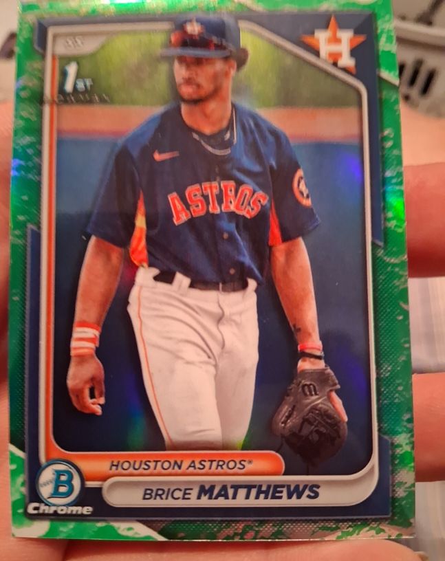 2024 Bowman Chrome #BCP-69 Brice Matthews — front