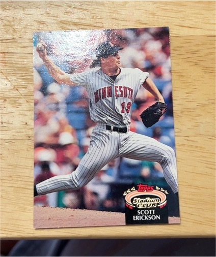 1992 Topps Stadium Club #110 Scott Erickson — front