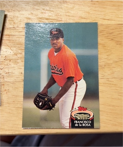 1992 Topps Stadium Club #61 Francisco de la Rosa — front