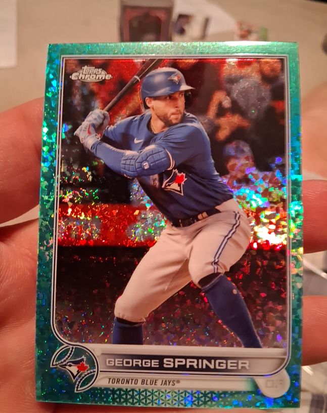 2022 Topps Chrome #214 George Springer — front