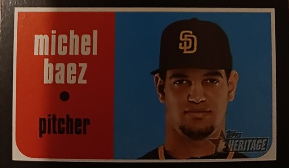 2020 Topps Heritage #161 Michel Baez — front