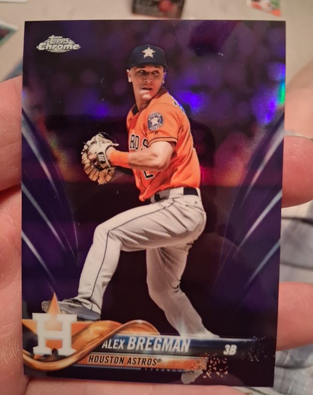 2018 Topps Chrome #195 Alex Bregman — front