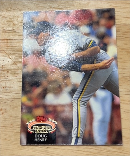 1992 Topps Stadium Club Doug Henry — front