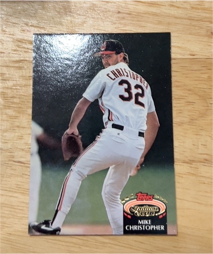 1992 Topps Stadium Club #612 Mike Christopher — front