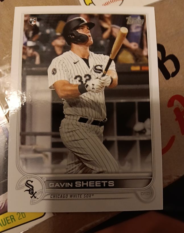 2022 Topps Series 1 #12 Gavin Sheets — front