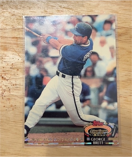 1992 Topps Stadium Club Members Choice #609 George Brett — front
