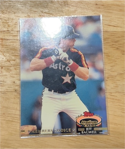 1992 Topps Stadium Club Members Choice #606 Jeff Bagwell — front