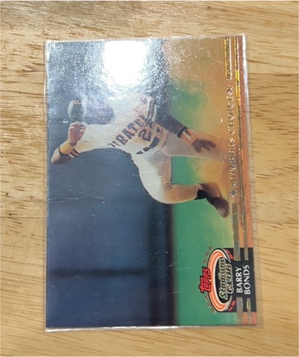 1992 Topps Stadium Club Members Choice #604 Barry Bonds — front