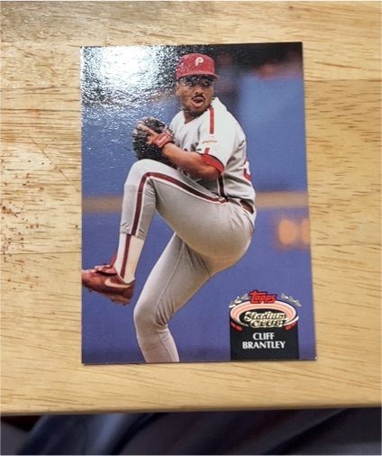 1992 Topps Stadium Club #583 Cliff Brantley — front