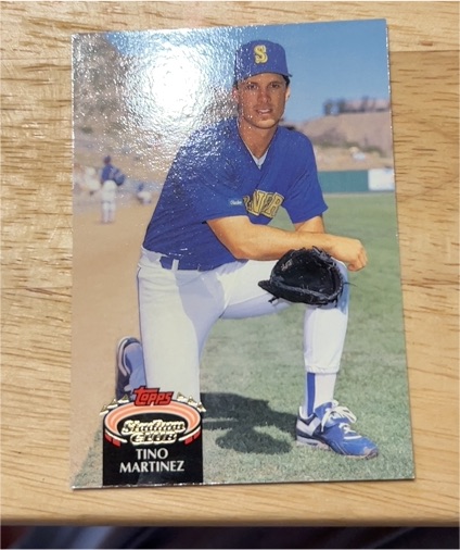 1992 Topps Stadium Club #573 Tino Martinez — front
