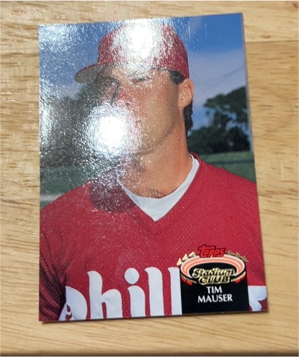 1992 Topps Stadium Club #558 Tim Mauser — front