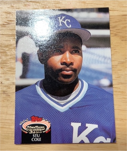 1992 Topps Stadium Club #553 Stu Cole — front
