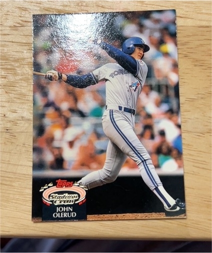 1992 Topps Stadium Club John Olerud — front