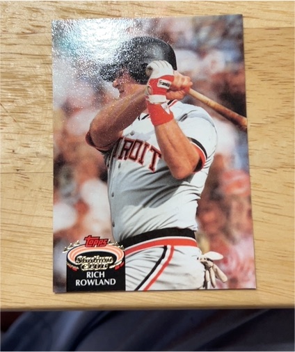 1992 Topps Stadium Club Rich Rowland — front
