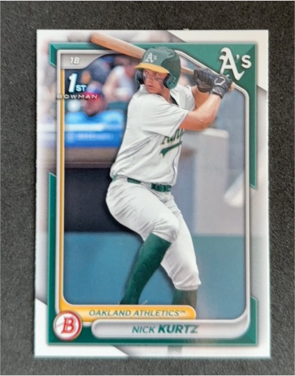 2024 Bowman Draft #BD-56 Nick Kurtz — front