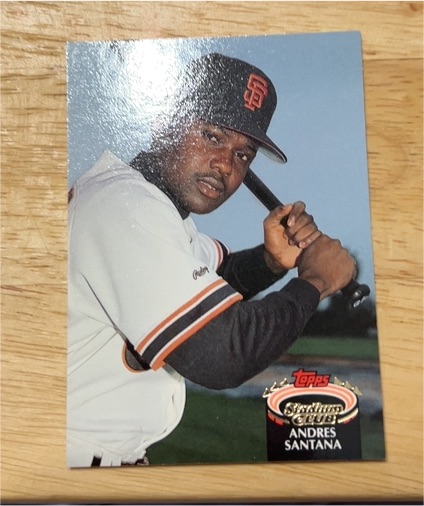 1992 Topps Stadium Club #491 Andres Santana — front