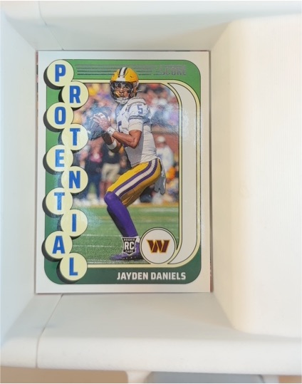 2024 Panini Score Protential #3 Jayden Daniels — front