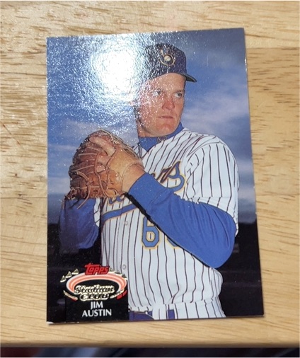 1992 Topps Stadium Club #411 Jim Austin — front