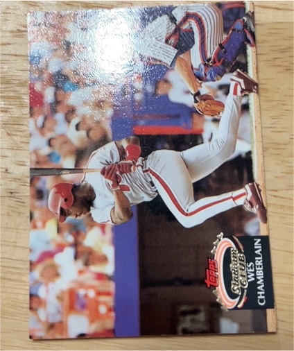 1992 Topps Stadium Club #396 Wes Chamberlain — front