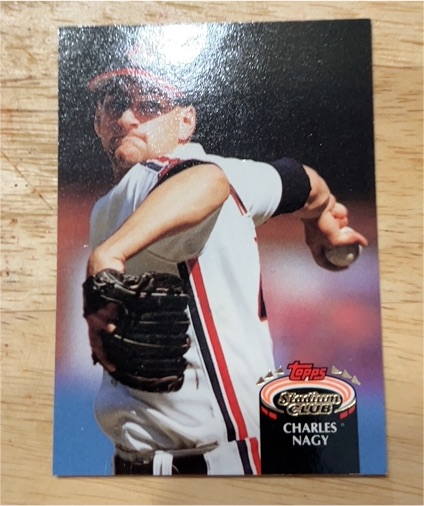 1992 Topps Stadium Club #389 Charles Nagy — front