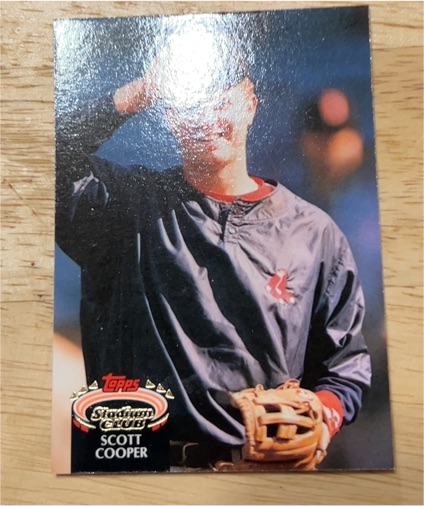 1992 Topps Stadium Club #377 Scott Cooper — front