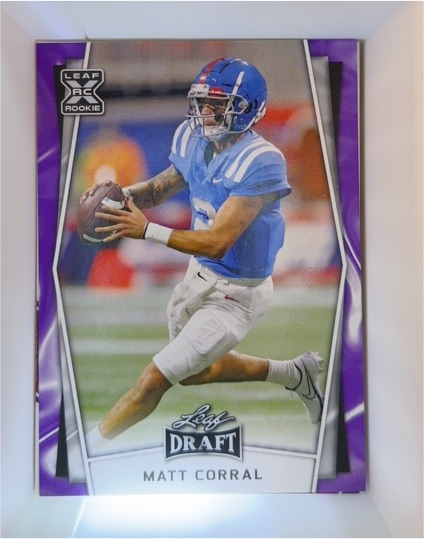 2022 Leaf Draft #B-9 Matt Corral — front