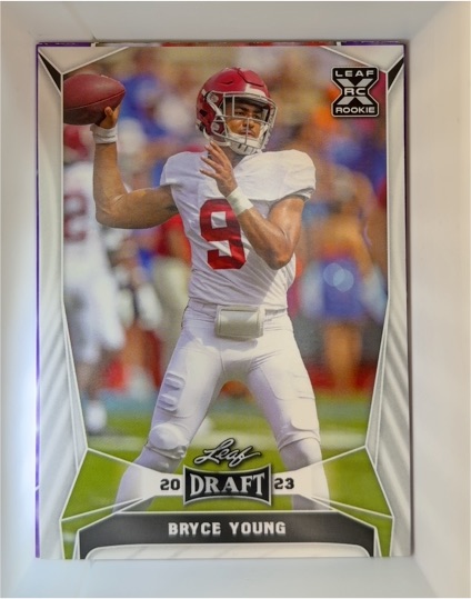 2023 Leaf Draft #42 Bryce Young — front