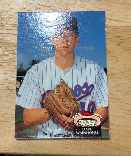 1992 Topps Stadium Club #16 Dave Wainhouse — front