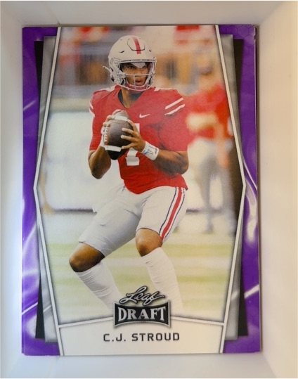 2022 Leaf Draft #B-2 C.J. Stroud — front