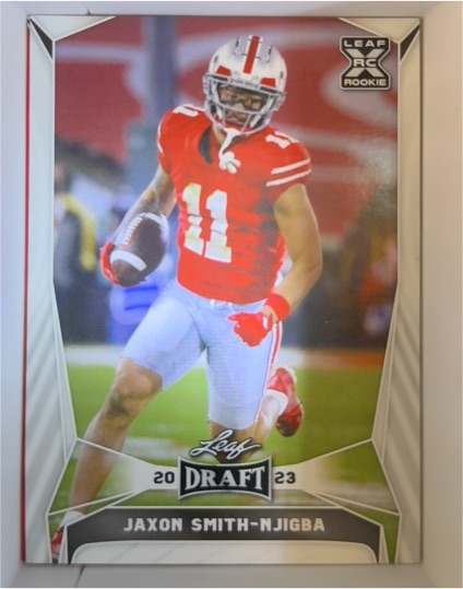 2023 Leaf Draft #55 Jaxon Smith-Njigba — front