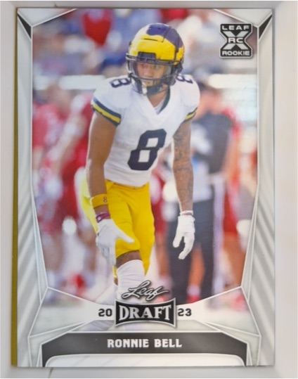 2023 Leaf Draft #67 Ronnie Bell — front